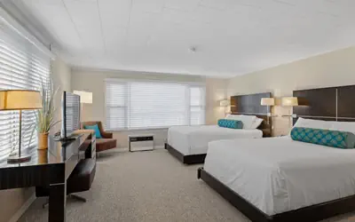 Partial Ocean View Studio w/ Kitchenette & Shared Deck (105)