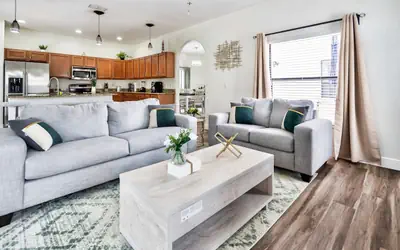 Stylish 4BR Retreat • Pool + Billiards/Foosball • Disney Area