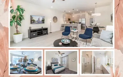 Elite 3BR/3BA Villa • Private Pool & BBQ • Next to Disney & Walmart