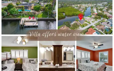 Stunning Lakefront Oasis • Private Pool & BBQ • Modern 3BR Retreat