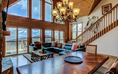 Spacious Mountain Retreat | Hot Tub & Game Room