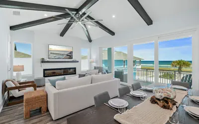 Ocean View Living • 3BR Beach House | Bunks