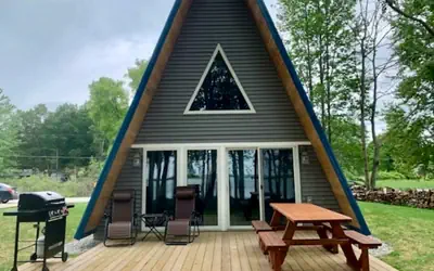 Life's a Hoot A-Frame Cabin