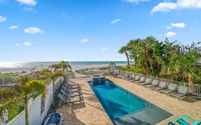 Four Shores #2 Sunset Condo Direct Gulf w Pool&Spa