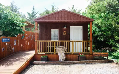 #1 ~ Modern Hunting One Room Cabin ~ Wheelchair Accessible Cabin