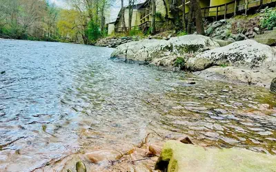 Newfound Lodge on the river