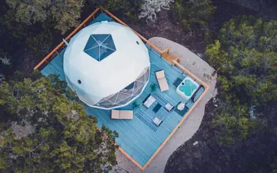 Harmonia Dome with KingBed and HotTub
