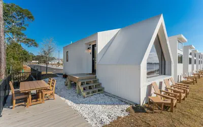 Waterfront A-Frame Panoramic Sunset Views