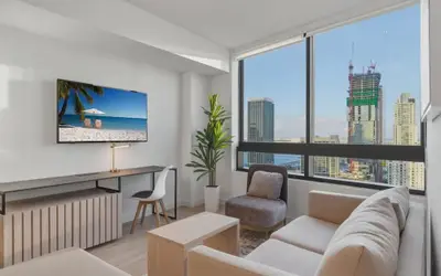 Miami Skyline 1BR Sleeps 4 With Elite Amenities