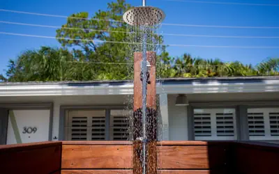 The Hotel Palms Courtyard