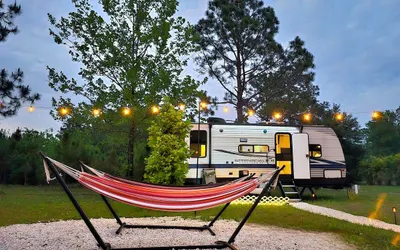Camping adventure near Davenport