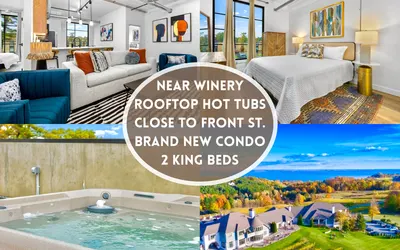 Elegant 2Suites +10 Hot Tubs: Close to Ski & Shops