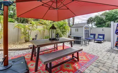 Dog Friendly Home by Flagler Avenue! Fenced Yard and Garage! Walk to the Beach!