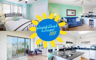 Seaside Beach & Racquet 1111 | Steps to Gulf