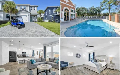 Destin/Miramar 4BR/4BA | Golf Cart | Pool | 1st Floor BR | Pets OK | Fenced Yard