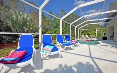 HUGE Pool Deck 15 mins 2 Disney!❤️360º Sun, Privacy-Games-Chef’s Kitchen +More!