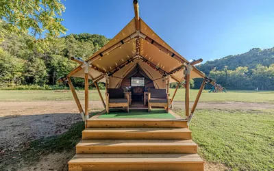 Nature Retreat: Cozy tent|HVAC|Spa Bath