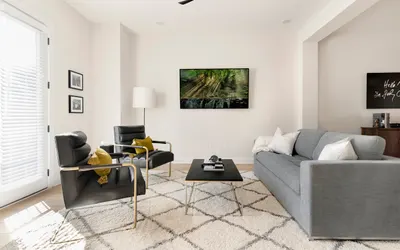 The Johnny & June • Mid-Century Modern Townhome • 3 Bedrooms w/ Private Baths