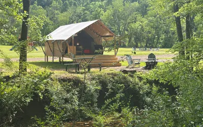 Creekside Tranquil Glamping in the Smokies|WiFi|AC