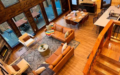 Sunset Views + Close to Attractions + Oversized Deck + Firewood Provided