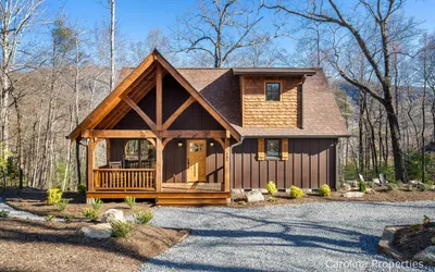 Happy Bear - *Decorates for Christmas* Lake Lure Cottage Hot Tub & Fire Pit