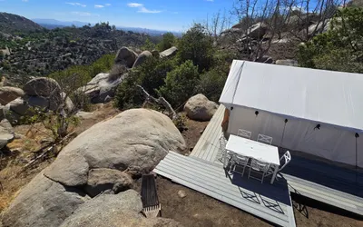 Glamping with Sunrise Views over Mt. Palomar