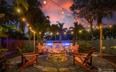 Dog Friendly Home with Private Yard, Office & Fire Pit! STEPS to the Beach!