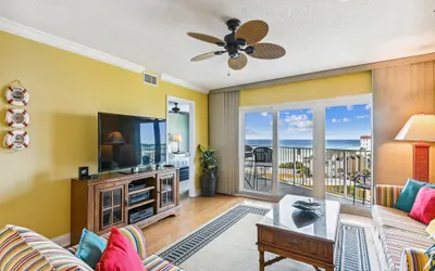 Seacrest 703 is a 2 BR Gulf Front on Okaloosa Island
