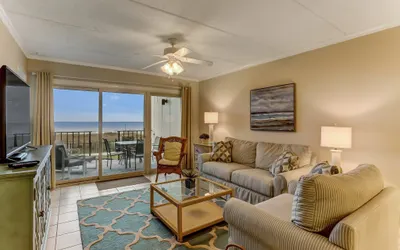 Condo with Atlantic View from Private Patio, Short Walk to the Beach
