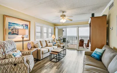 Ocean and Amelia Island View Condo with Oceanside Pool Access