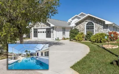 Waterfront  Pool Home (heating optional)