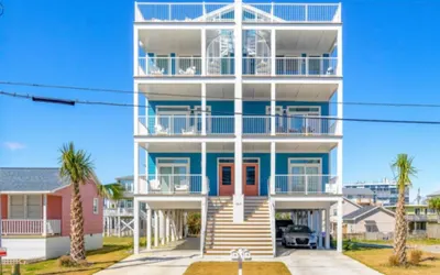 Sunnyside - Ocean and Inlet views, steps to beach access, plus parking for 4!
