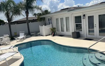 Heated Pool Home Directly Across the street From Beach Close to Flagler