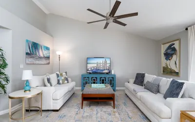 14927 Palm Breeze: Heated Pool, Spa, Water Views, Beach