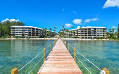 Direct Oceanfront with private staircase to beach prestigious Islamorada CondoComplex