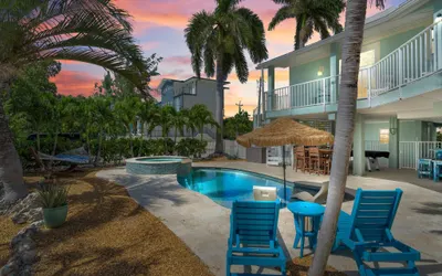 Rest A Shore Waterfront Home, New Private Pool, Walk to Sombrero