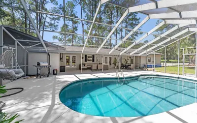 Designer Pet-Friendly Retreat with Heated Pool