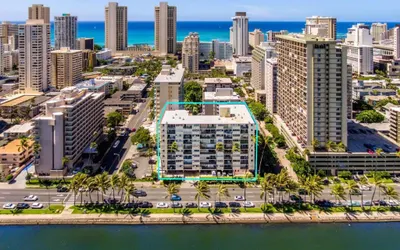 Serene Ala Wai Palms 2-Bedroom