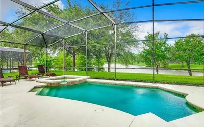 Luxury 5BR Waterfront Retreat w/ Pool, Hot Tub & Game Room Near Disney