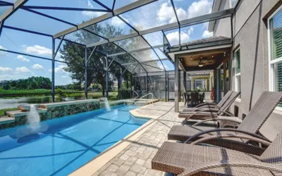 Spacious 5-Bedroom Resort Pool Home with Lake View