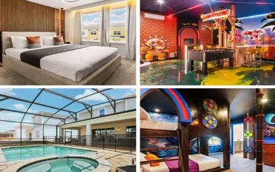 9 BEDS | 6/5BATHS Mario GameRoom MovieTheater 2304