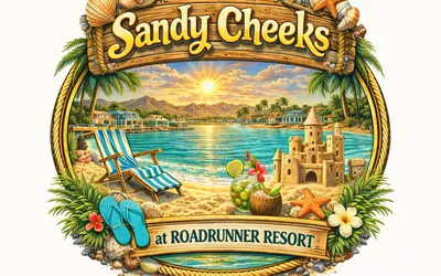 Sandy Cheeks, Deluxe River Views at Roadrunner Resort!