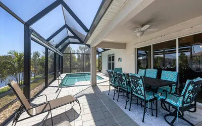 South Gulf Cove 4 Bedroom Home with Private Pool and Work from home setup