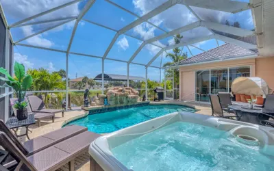 South Gulf Cove Private Vacation Home with Pool and Hot Tub - Only 15 Minutes to SWFL Beaches!