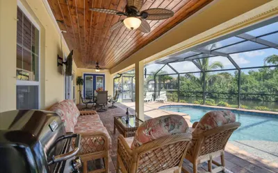 South Gulf Cove 3 Bedroom Canal Pool Home