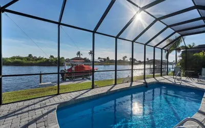 South Gulf Cove 2 Bedroom Canal Pool Home