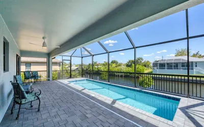 Punta Gorda 4-Bedroom Private Pool Home on Canal