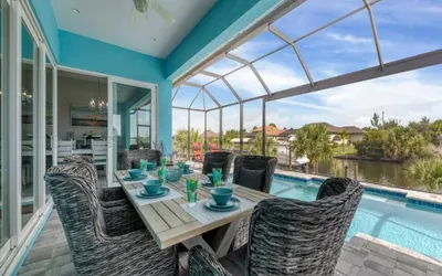 South Gulf Cove 3 Bedroom Canal Pool Home