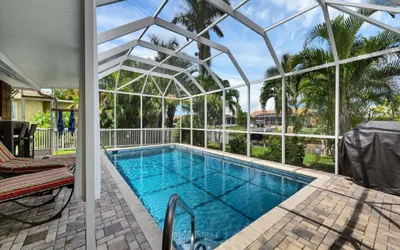 Punta Gorda Isles 3-Bedroom Private Pool Home on Canal with Dock