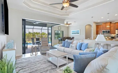 South Gulf Cove 3 Bedroom Canal Pool Home